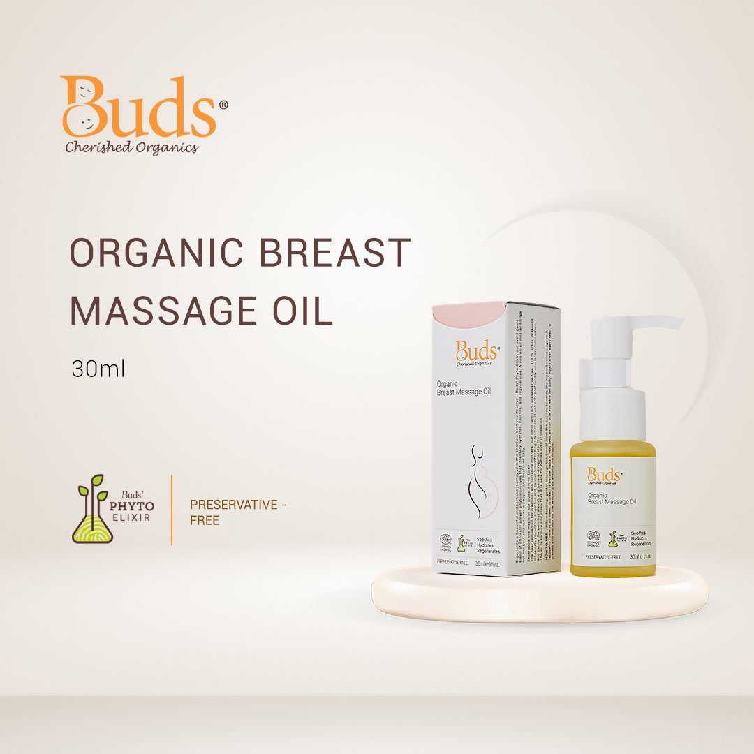 Buds Organics BCO Organic Breast Massage Oil - Image 1