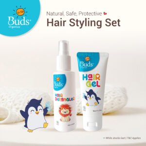 Buds Organics BFK Organics Hair Styling Set