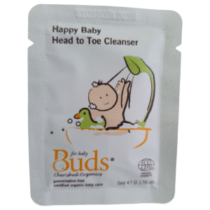 BCO HAPPY BABY HEAD TO TOE CLEANSER SACHETS 5ML