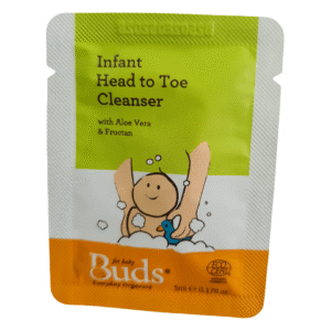 BEO INFANT HEAD TOE TO CLEANSER SACHETS 5ML