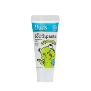 BUDS CHILDREN'S TOOTHPASTE GREEN APPLE WITH FLUORIDE 10ML
