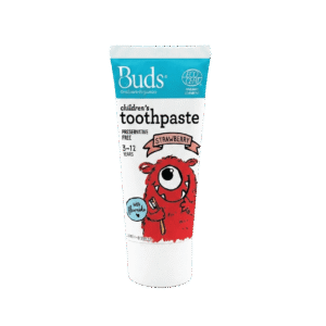 BUDS CHILDREN'S TOOTHPASTE STRAWBERRY WITH FLUORIDE 10ML