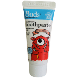 BUDS CHILDREN'S TOOTHPASTE STRAWBERRY WITH FLUORIDE 10ML