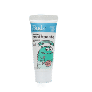 BUDS CHILDREN'S TOOTHPASTE PEPPERMINT WITH XYLITOL 10ML